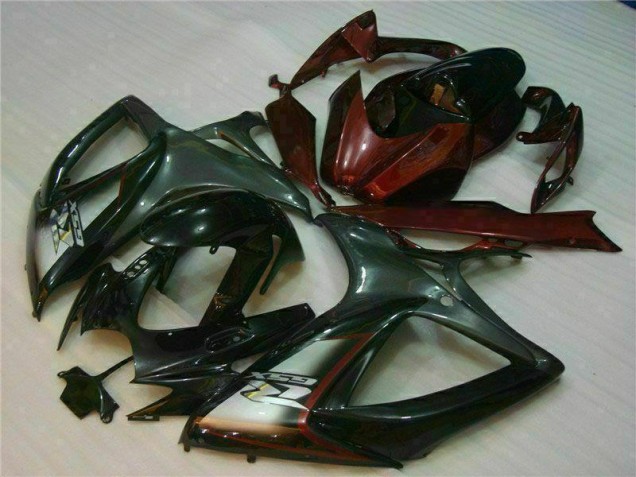 Carénage Suzuki GSXR 600 / 750 K6 06-07 - Noir Rouge Carénage Suzuki GSXR 600 / 750 K6 06-07 - Noir Rouge