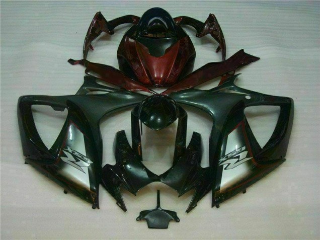 Carénage Suzuki GSXR 600 / 750 K6 06-07 - Noir Rouge Carénage Suzuki GSXR 600 / 750 K6 06-07 - Noir Rouge