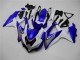 Carénage Suzuki GSXR 600 / 750 K8 08-10 - Blanc Bleu Carénage Suzuki GSXR 600 / 750 K8 08-10 - Blanc Bleu