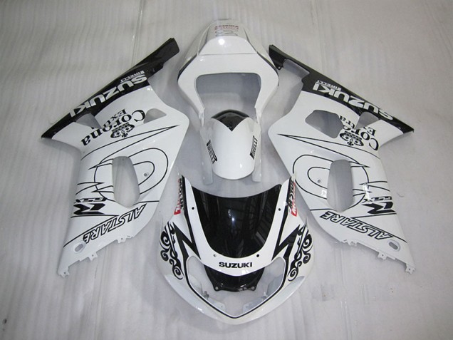 Carénage Suzuki GSXR 600 K1 K2 K3 01-03 - Blanc Noir Corona Extra Carénage Suzuki GSXR 600 K1 K2 K3 01-03 - Blanc Noir Corona Extra