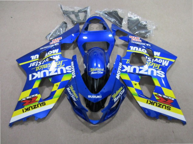 Carénage Suzuki GSXR 600 K1 K2 K3 01-03 - Bleu Telefunica Movistar Carénage Suzuki GSXR 600 K1 K2 K3 01-03 - Bleu Telefunica Movistar