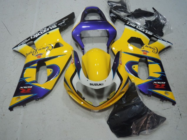 Carénage Suzuki GSXR 600 K1 K2 K3 01-03 - Jaune Violet Carénage Suzuki GSXR 600 K1 K2 K3 01-03 - Jaune Violet