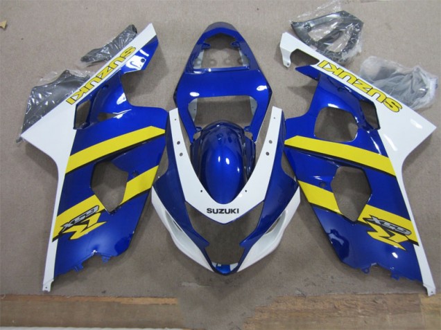Carénage Suzuki GSXR 600 K4 04-05 - Bleu Blanc Jaune