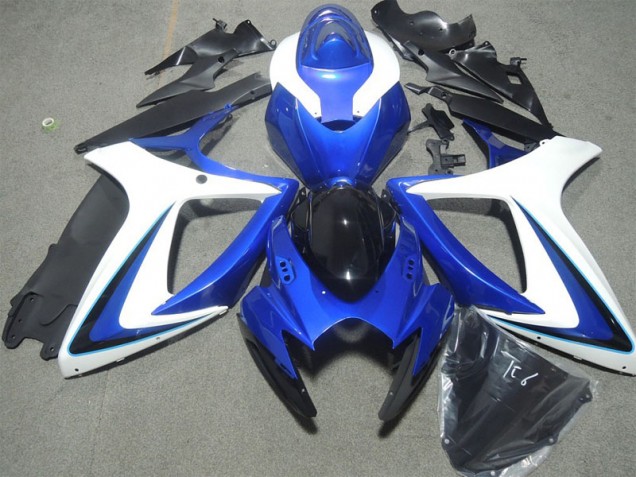 Carénage Suzuki GSXR 600 K6 06-07 - Bleu Blanc Noir