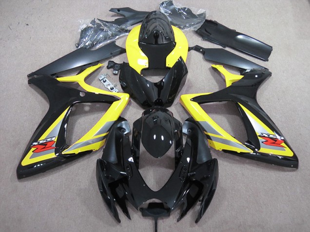 Carénage Suzuki GSXR 600 K6 06-07 - Noir Jaune Carénage Suzuki GSXR 600 K6 06-07 - Noir Jaune