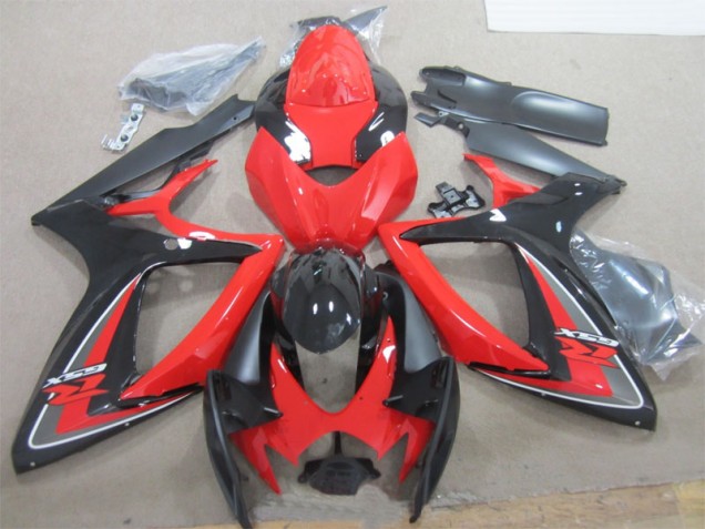 Carénage Suzuki GSXR 600 K6 06-07 - Noir Rouge Carénage Suzuki GSXR 600 K6 06-07 - Noir Rouge
