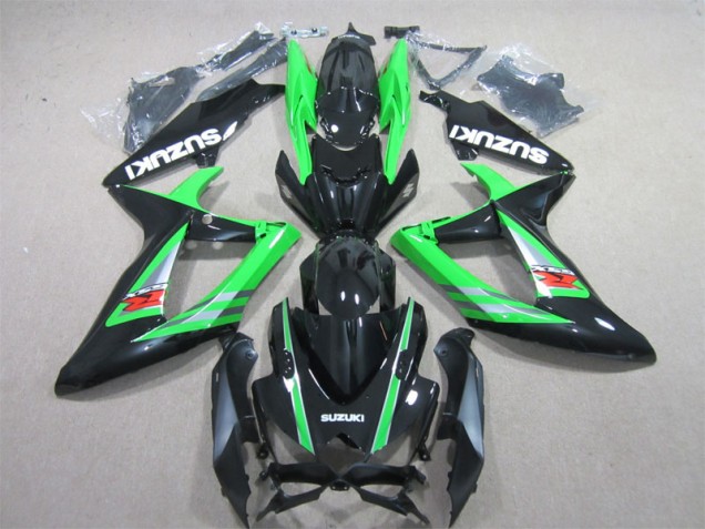 Carénage Suzuki GSXR 600 K6 06-07 - Noir Vert Carénage Suzuki GSXR 600 K6 06-07 - Noir Vert