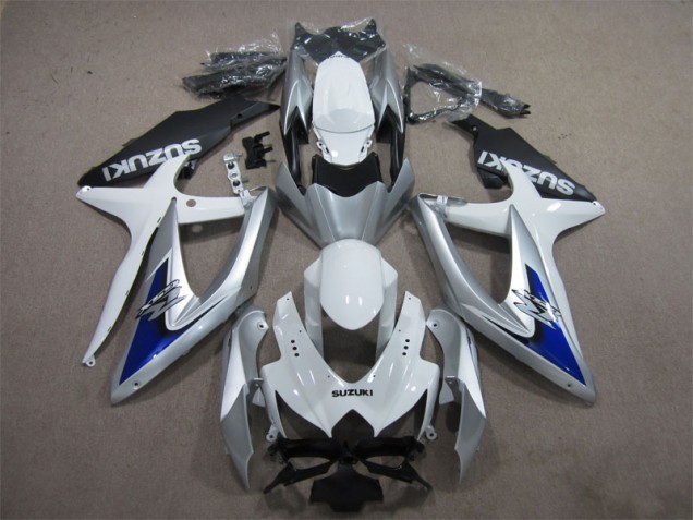 Carénage Suzuki GSXR 600 K8 08-10 - Argent Bleu Blanc Carénage Suzuki GSXR 600 K8 08-10 - Argent Bleu Blanc
