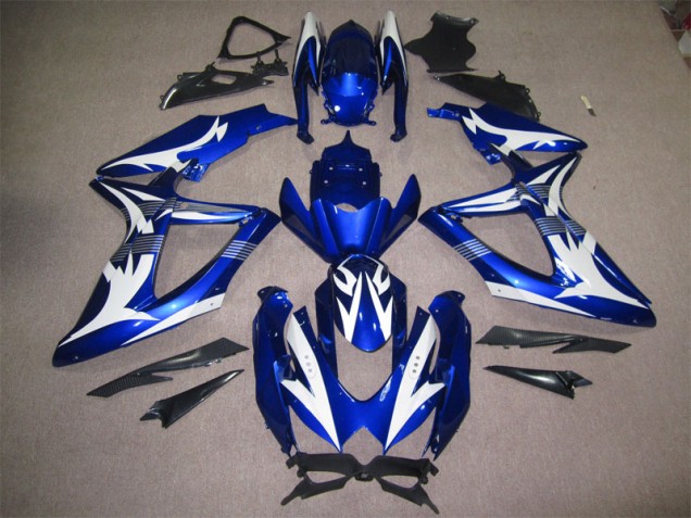 Carénage Suzuki GSXR 600 K8 08-10 - Bleu Blanc Carénage Suzuki GSXR 600 K8 08-10 - Bleu Blanc