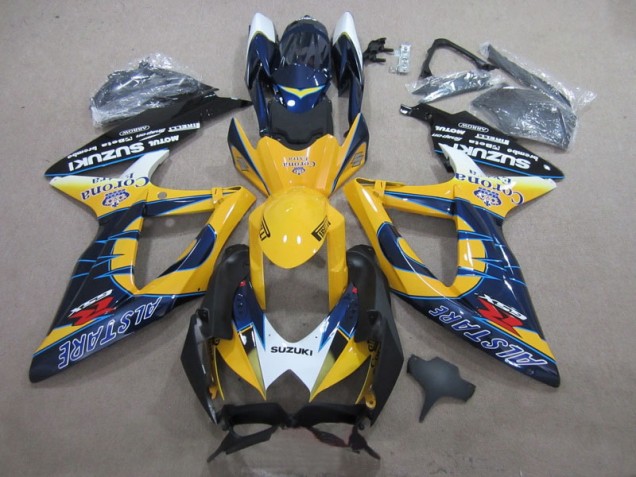 Carénage Suzuki GSXR 600 K8 08-10 - Bleu Jaune Corona Extra Carénage Suzuki GSXR 600 K8 08-10 - Bleu Jaune Corona Extra