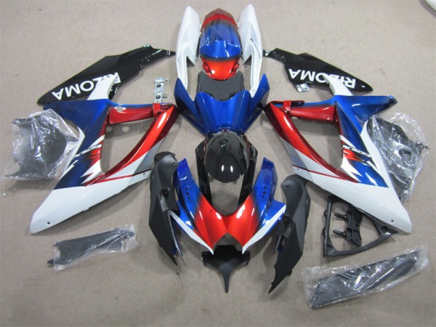 Carénage Suzuki GSXR 600 K8 08-10 - Bleu Rouge Blanc Carénage Suzuki GSXR 600 K8 08-10 - Bleu Rouge Blanc