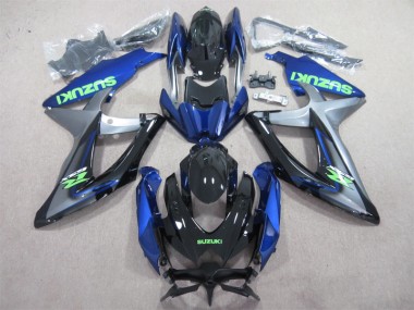 Carénage Suzuki GSXR 600 K8 08-10 - Bleu Vert Décalque