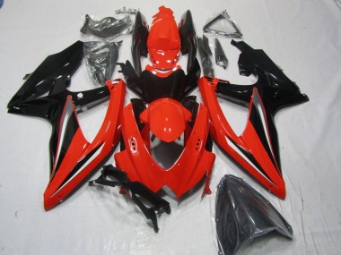 Carénage Suzuki GSXR 600 K8 08-10 - Rouge Noir
