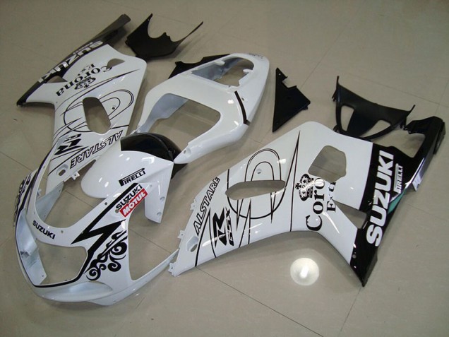 Carénage Suzuki GSXR 750 K1 K2 K3 01-03 - Blanc Alstare Motul Carénage Suzuki GSXR 750 K1 K2 K3 01-03 - Blanc Alstare Motul
