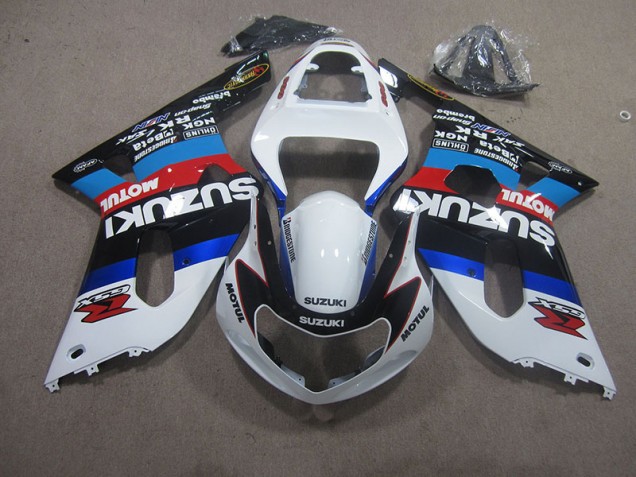Carénage Suzuki GSXR 750 K1 K2 K3 01-03 - Blanc Bleu Rouge Motul Carénage Suzuki GSXR 750 K1 K2 K3 01-03 - Blanc Bleu Rouge Motul
