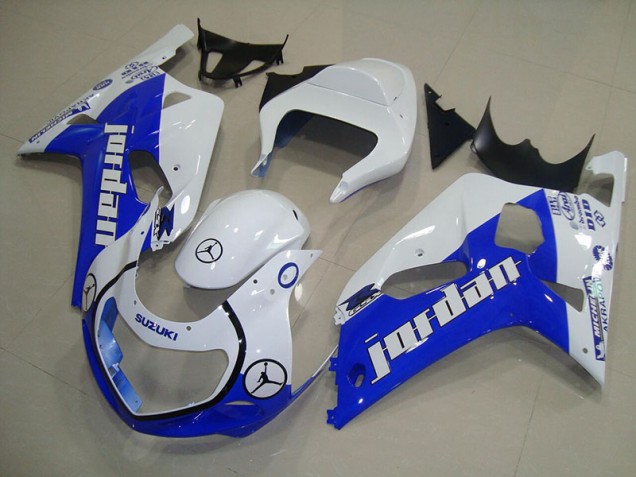 Carénage Suzuki GSXR 750 K1 K2 K3 01-03 - Bleu Blanc Jordan Carénage Suzuki GSXR 750 K1 K2 K3 01-03 - Bleu Blanc Jordan