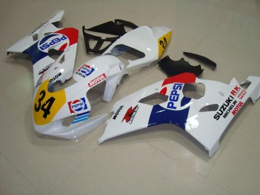 Carénage Suzuki GSXR 750 K4 04-05 - Blanc Bleu Pepsi 34
