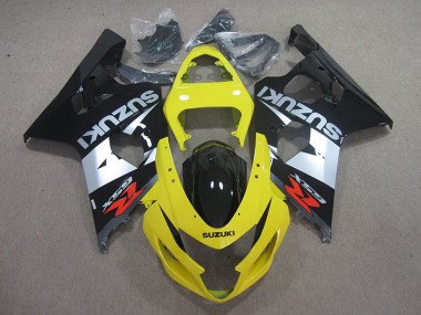 Carénage Suzuki GSXR 750 K4 04-05 - Jaune Noir Argent