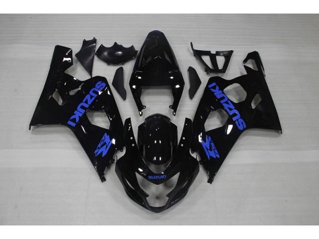 Carénage Suzuki GSXR 750 K4 04-05 - Noir Bleu Décalque Carénage Suzuki GSXR 750 K4 04-05 - Noir Bleu Décalque