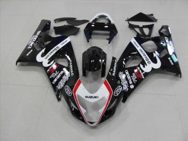 Carénage Suzuki GSXR 750 K4 04-05 - Noir Rouge Beacon