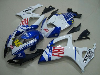 Carénage Suzuki GSXR 750 K6 06-07 - Blanc Bleu Fiat 46