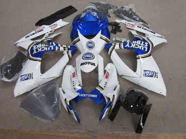 Carénage Suzuki GSXR 750 K6 06-07 - Bleu Blanc Lucky Strike Motul