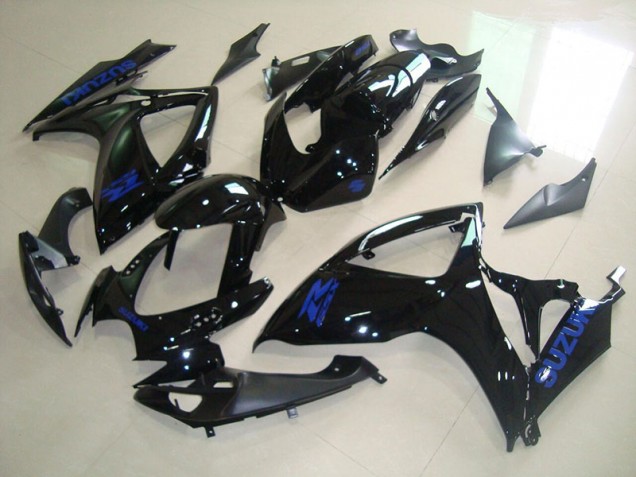 Carénage Suzuki GSXR 750 K6 06-07 - Noir Bleu Décalque Carénage Suzuki GSXR 750 K6 06-07 - Noir Bleu Décalque