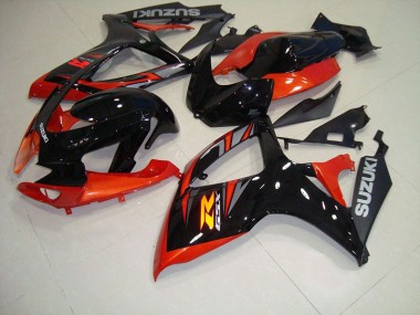 Carénage Suzuki GSXR 750 K6 06-07 - Noir Rouge