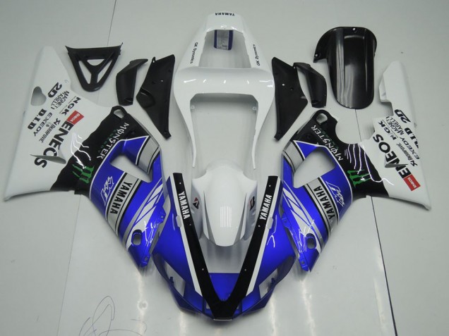 Carénage Yamaha R1 00-01 - Bleu Blanc ENEOS Monster Carénage Yamaha R1 00-01 - Bleu Blanc ENEOS Monster