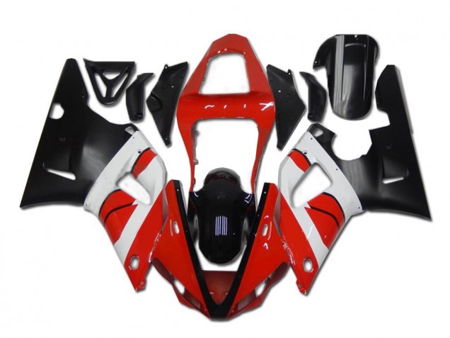 Carénage Yamaha R1 00-01 - Rouge Blanc Noir Carénage Yamaha R1 00-01 - Rouge Blanc Noir