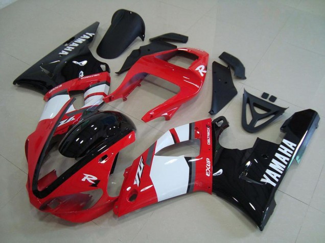 Carénage Yamaha R1 00-01 - Rouge Noir Blanc Carénage Yamaha R1 00-01 - Rouge Noir Blanc