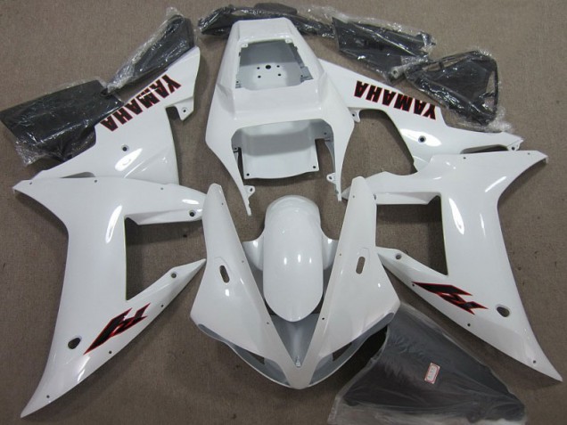 Carénage Yamaha R1 02-03 - Blanc Noir
