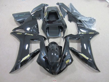 Carénage Yamaha R1 02-03 - Noir Or Décalque