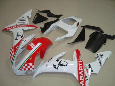 Carénage Yamaha R1 02-03 - Rouge Blanc Flag