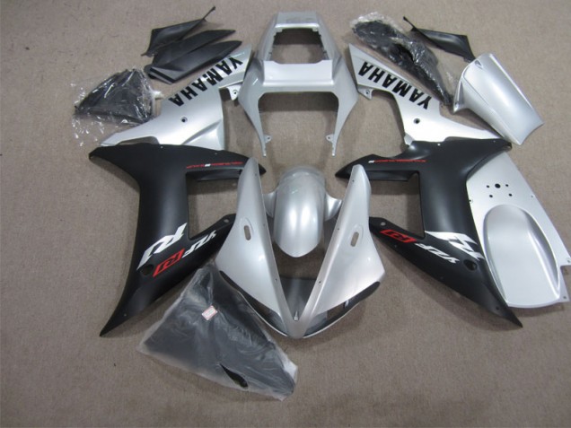 Carénage Yamaha R1 04-06 - Argent Noir Carénage Yamaha R1 04-06 - Argent Noir