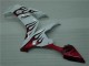 Carénage Yamaha R1 04-06 - Blanc Rouge Flamme Carénage Yamaha R1 04-06 - Blanc Rouge Flamme