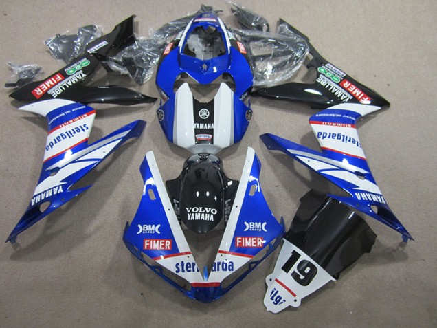 Carénage Yamaha R1 04-06 - Bleu Blanc Volvo Sterilgarda 19 Carénage Yamaha R1 04-06 - Bleu Blanc Volvo Sterilgarda 19
