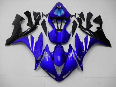 Carénage Yamaha R1 04-06 - Bleu Noir