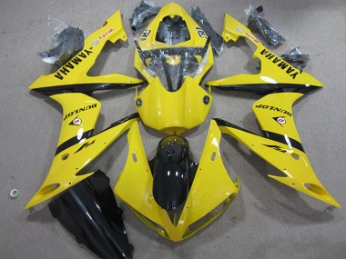 Carénage Yamaha R1 04-06 - Jaune Dunlop