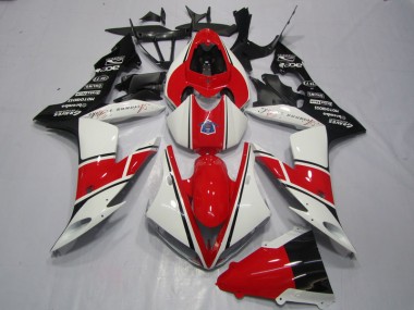 Carénage Yamaha R1 04-06 - Rouge Blanc Noir