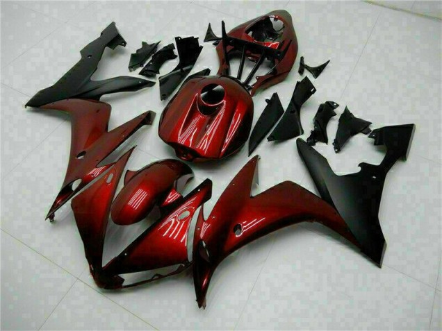 Carénage Yamaha R1 04-06 - Rouge Noir Carénage Yamaha R1 04-06 - Rouge Noir