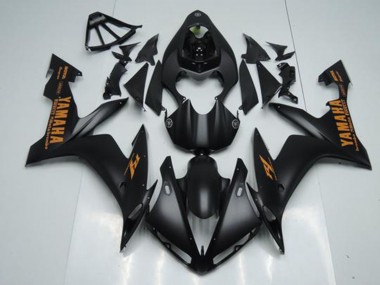 Carénage Yamaha R1 04-06 - Rouge Noir Mat Orange