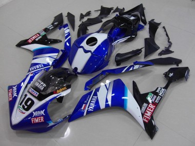 Carénage Yamaha R1 07-08 - Blanc Bleu