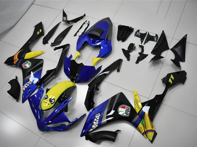 Carénage Yamaha R1 07-08 - Bleu Requin Carénage Yamaha R1 07-08 - Bleu Requin