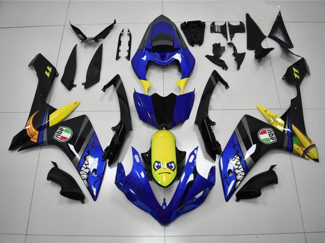 Carénage Yamaha R1 07-08 - Bleu Requin Carénage Yamaha R1 07-08 - Bleu Requin