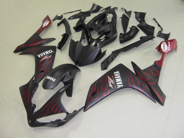 Carénage Yamaha R1 07-08 - Matte Rouge Flamme