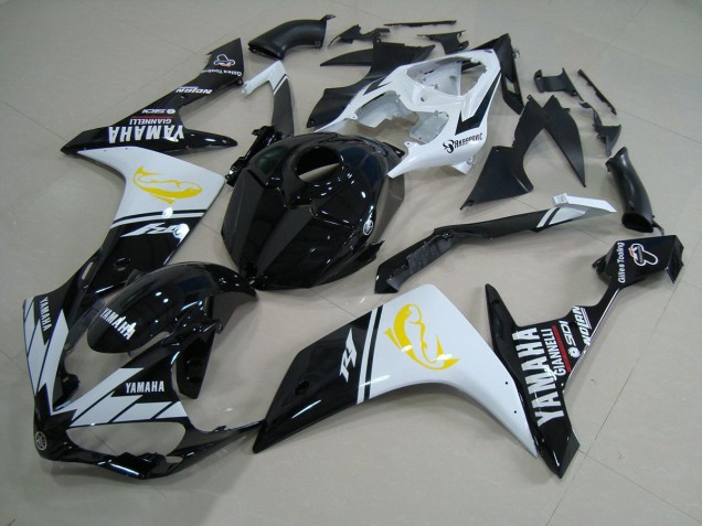 Carénage Yamaha R1 07-08 - Noir Blanc Dolphin Carénage Yamaha R1 07-08 - Noir Blanc Dolphin