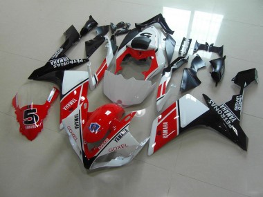Carénage Yamaha R1 07-08 - Rouge Blanc Décalque