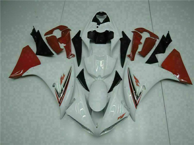 Carénage Yamaha R1 09-11 - Blanc Rouge