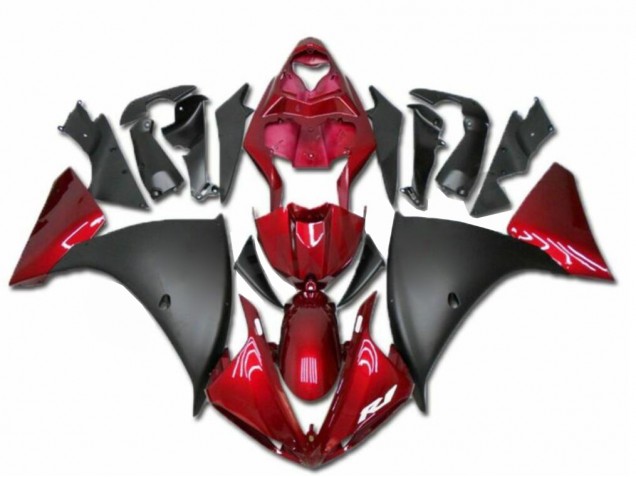 Carénage Yamaha R1 09-11 - Rouge Noir